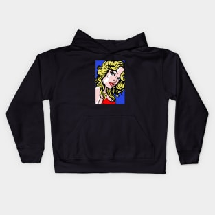 Farrah Fawcett Lichtenstein Kids Hoodie